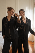 Leopard Bestie Bundle – two matching women's bamboo pyjama sets by Nuvea